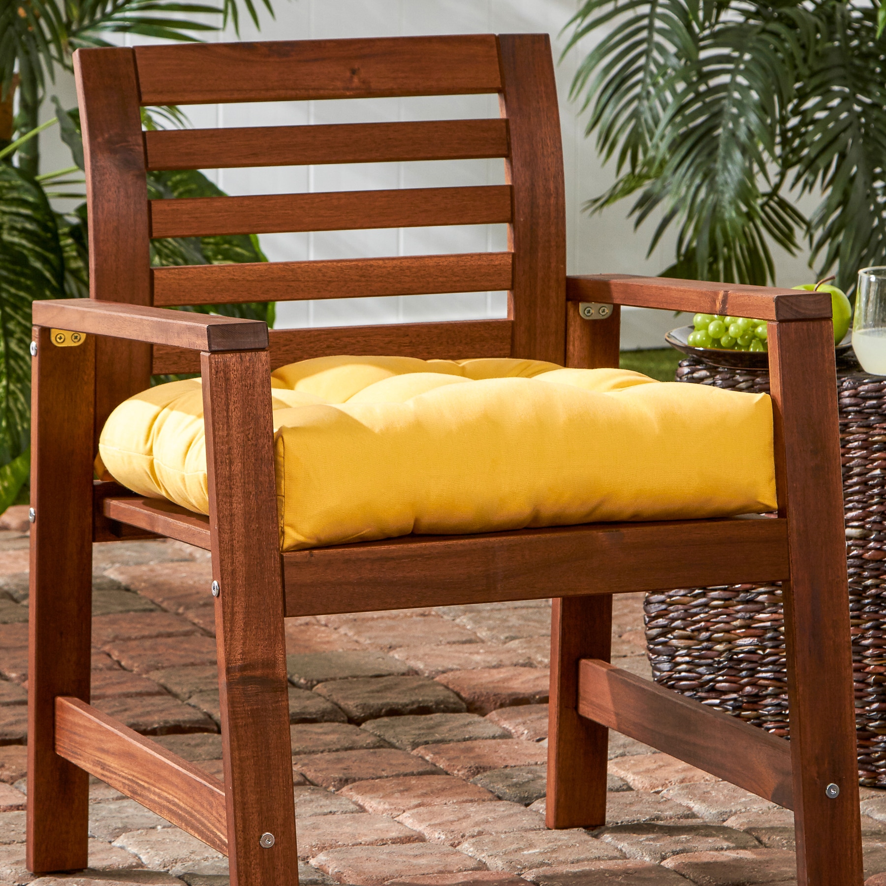 Sunbrella 20 inch Tufted Outdoor Chair Cushion