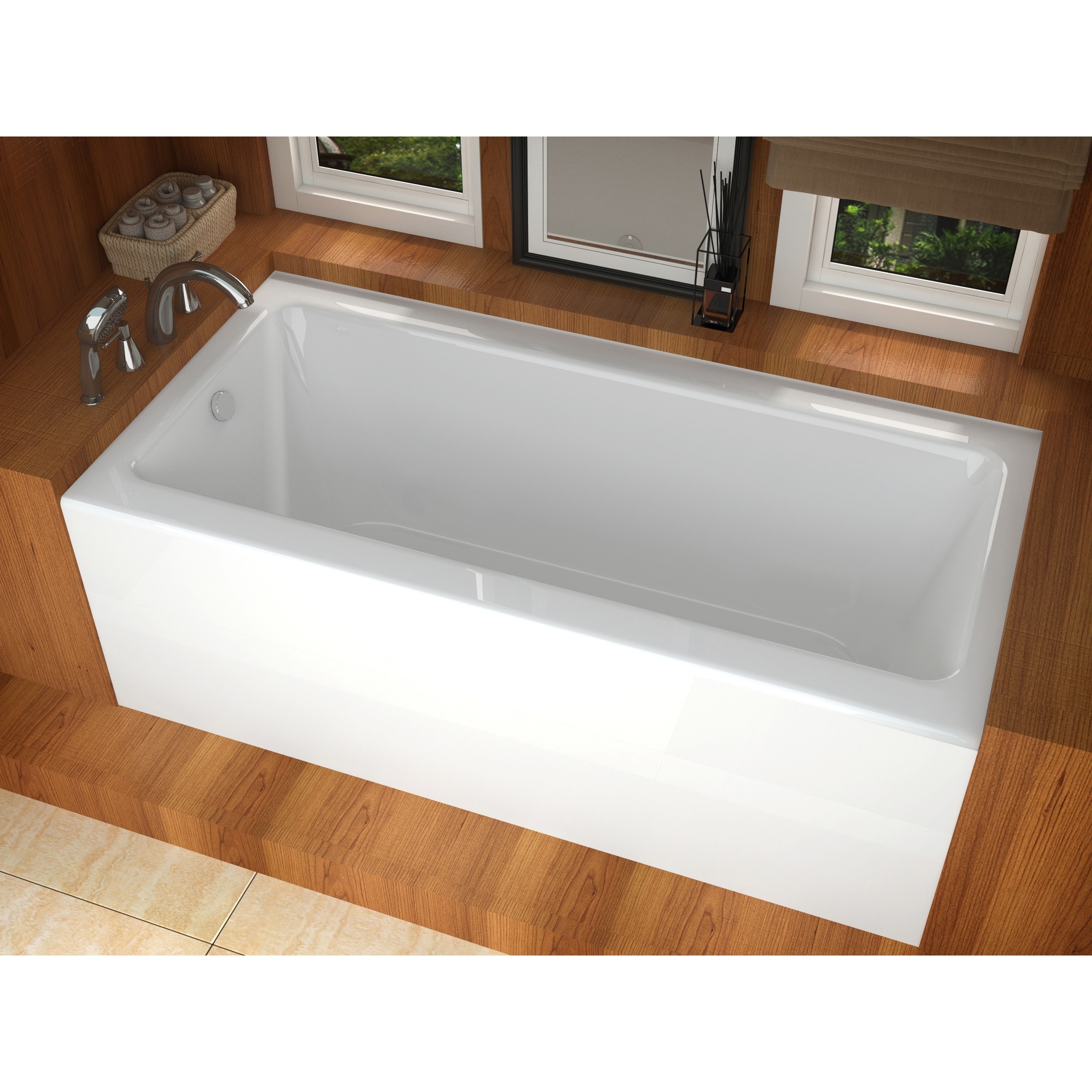 Mountain Home Stratus 30 X 60 Acrylic Soaking Bathtub With Front Apron