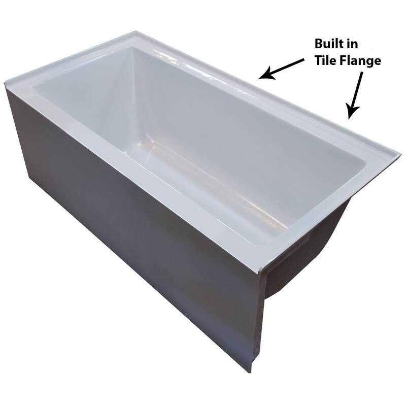 Atlantis Whirlpools Soho 30 x 60 Front Skirted Tub in White