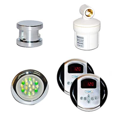 SteamSpa Royal Control Kit in Chrome