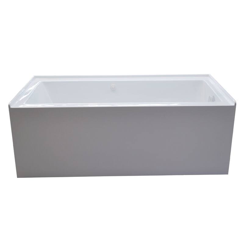 Atlantis Whirlpools Soho 30 x 60 Front Skirted Air Massage Tub with Right Drain in White