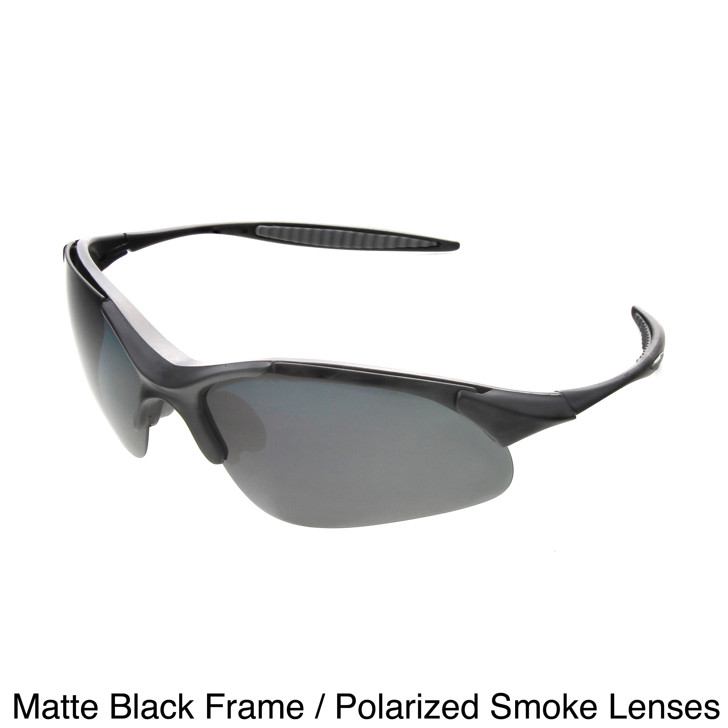 Hot Optix Mens Polarized Sport Wrap Sunglasses