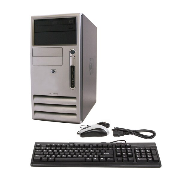 HP DX7300 Core 2 Duo 2.4GHz 2048MB 250GB DVD Windows 7 Home Premium Microtower Computer (Refurbished) HP Desktops