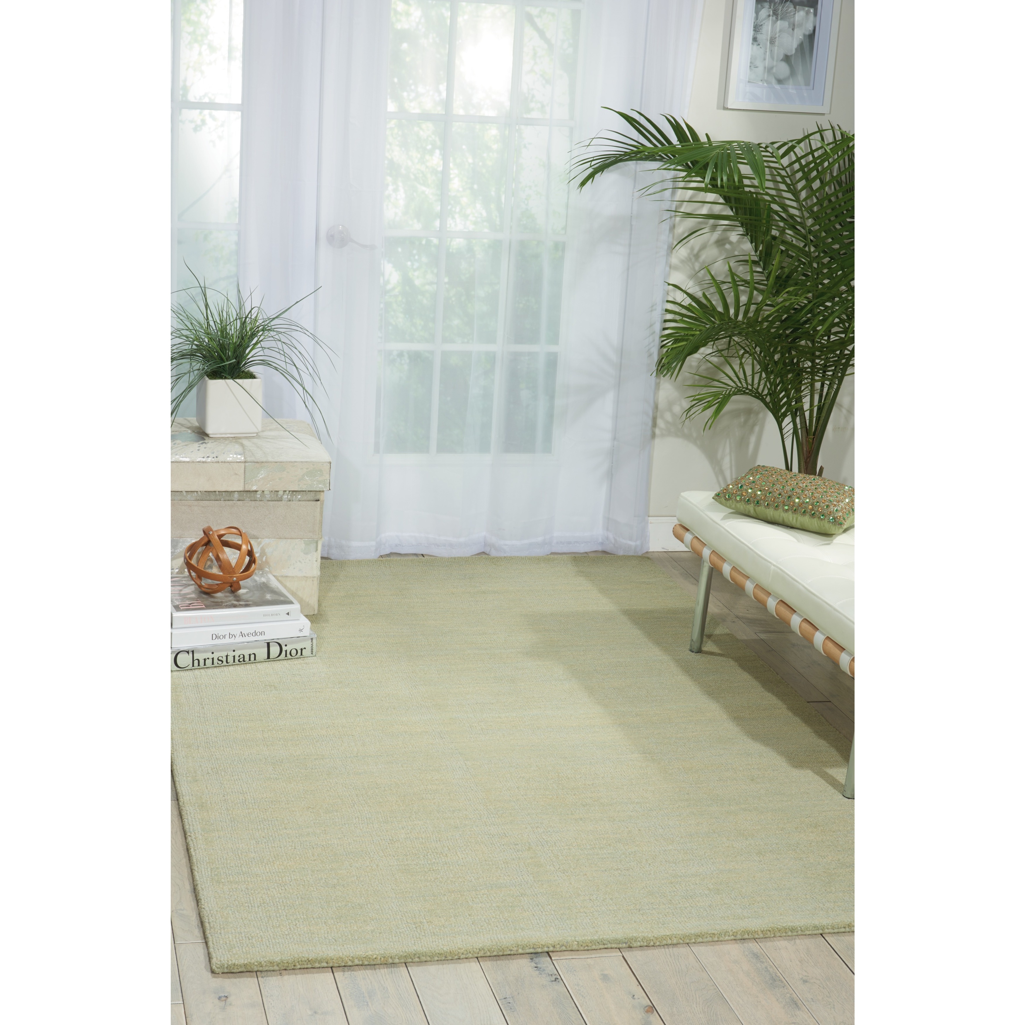 Waverly Grand Suite Mist Wool Area Rug (5 X 76)