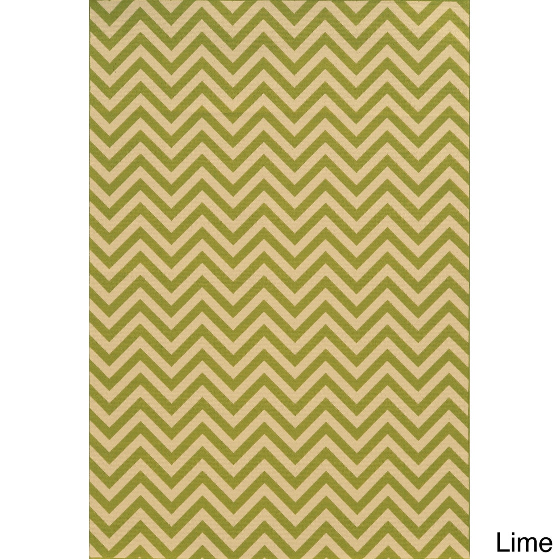 Indoor/ Outdoor Geometric Polypropylene Rug (53 X 76)