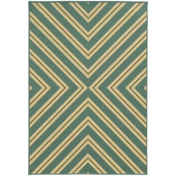 StyleHaven Indoor/ Outdoor Geometric Rug (8'6 x 13')