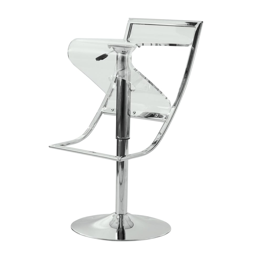 Clear adjustable bar stools hot sale