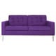 Shop Strick & Bolton Goodman Modern Purple Wool Fabric Studio Sofa ...