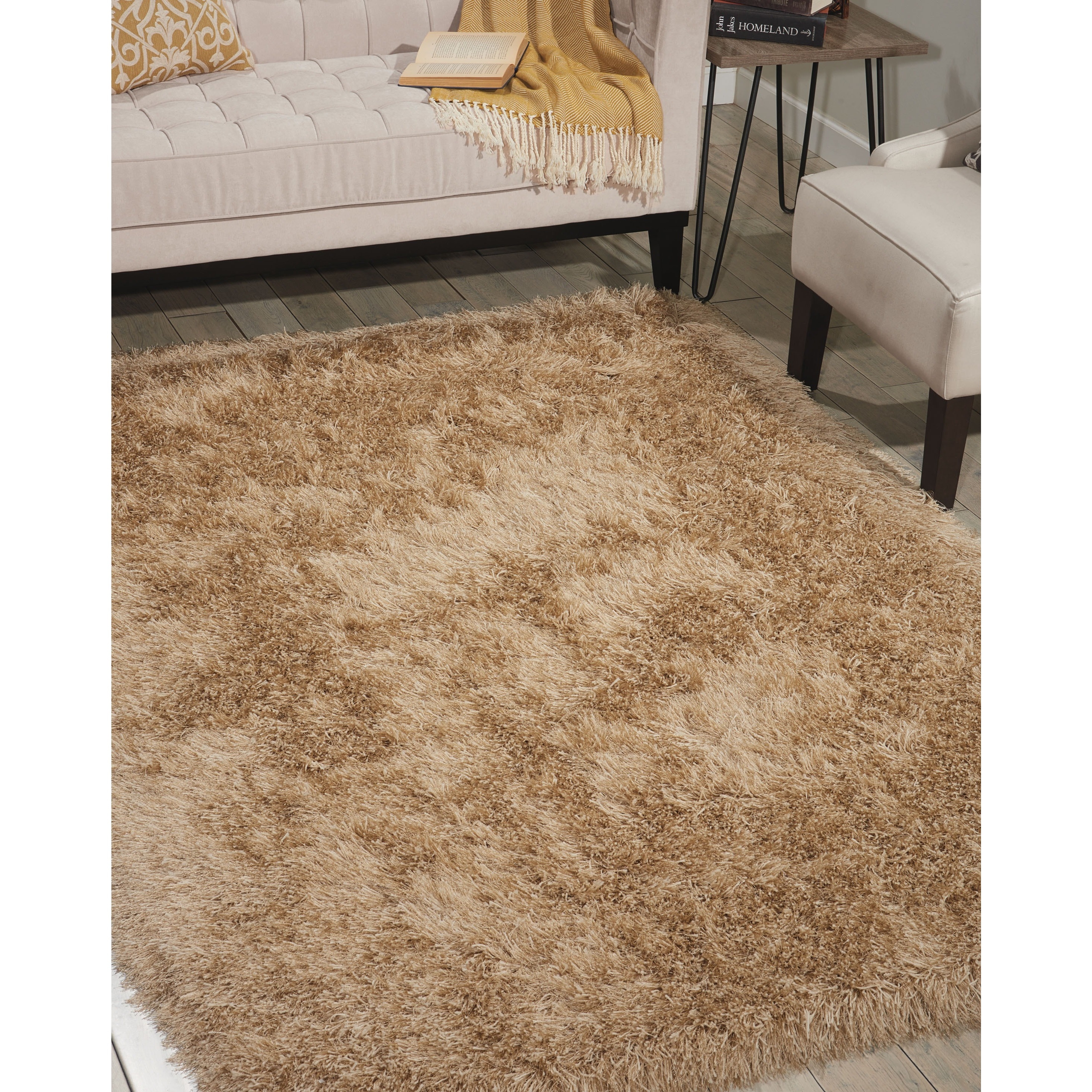 Nourison Kathy Ireland Home Studio Quartz Shag Area Rug (4 X 6)