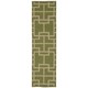 preview thumbnail 53 of 92, Nourison Maze Area Rug Green - Animal/Plaid/Stripe/Geometric - Indoor - 8' Runner - 2'3" x 8' Runner - Ivory