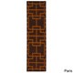 preview thumbnail 38 of 92, Nourison Maze Area Rug Brown - Animal/Plaid/Stripe/Geometric - Indoor - 8' Runner - 2' 3" x 8' - Green