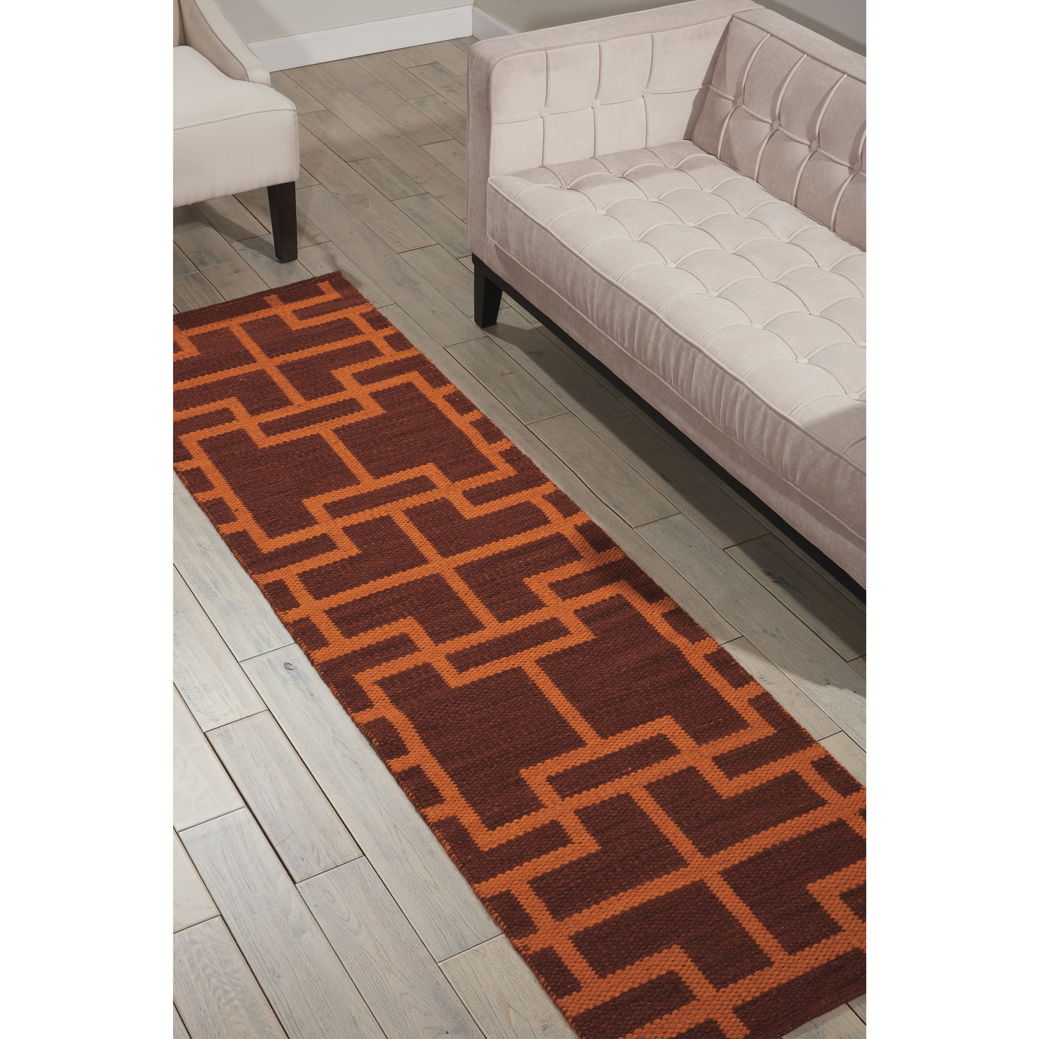 Barclay Butera Flatweave Maze Paris Runner Rug (23 X 8) By Nourison