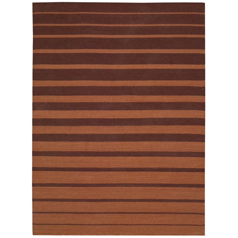 Calvin Klein Ankara Auburn Gradient Stripes Area Rug (4 X 6)