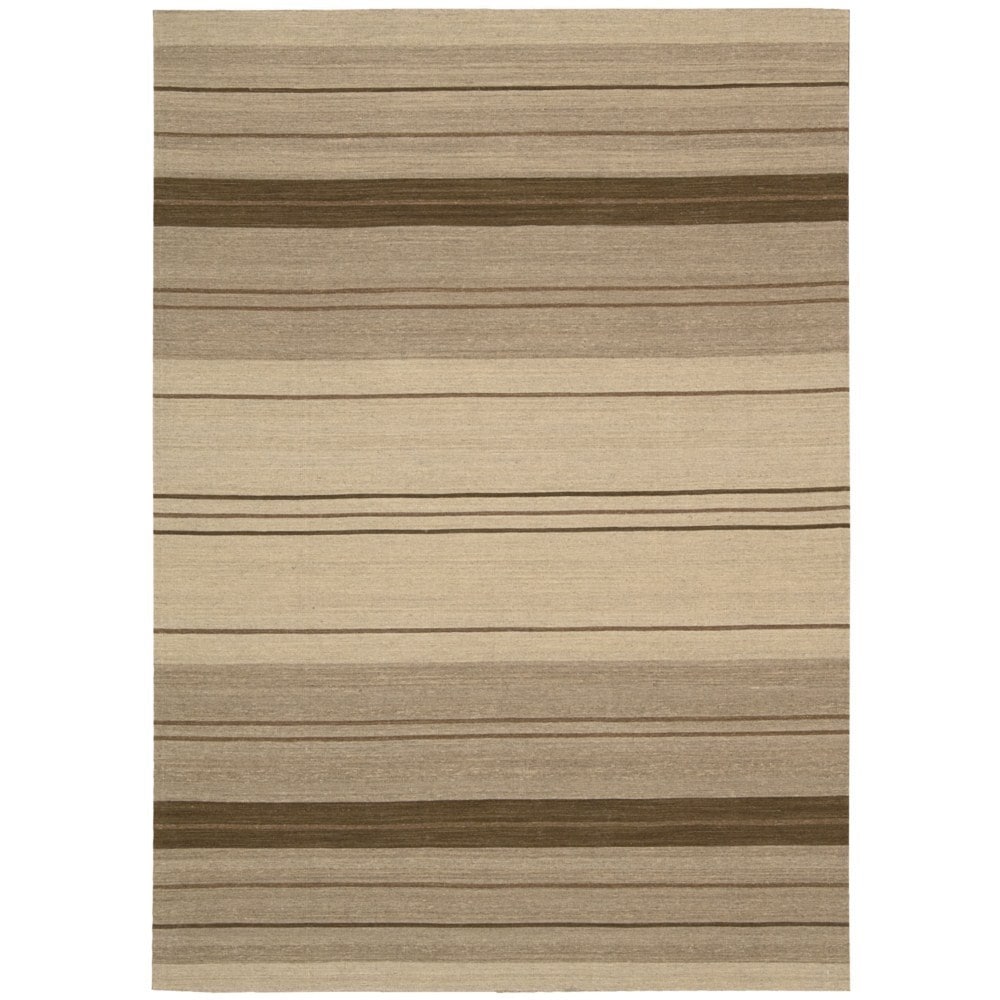 Kathy Ireland Home Griot Clove Gradient Stripes Area Rug (53 X 75)