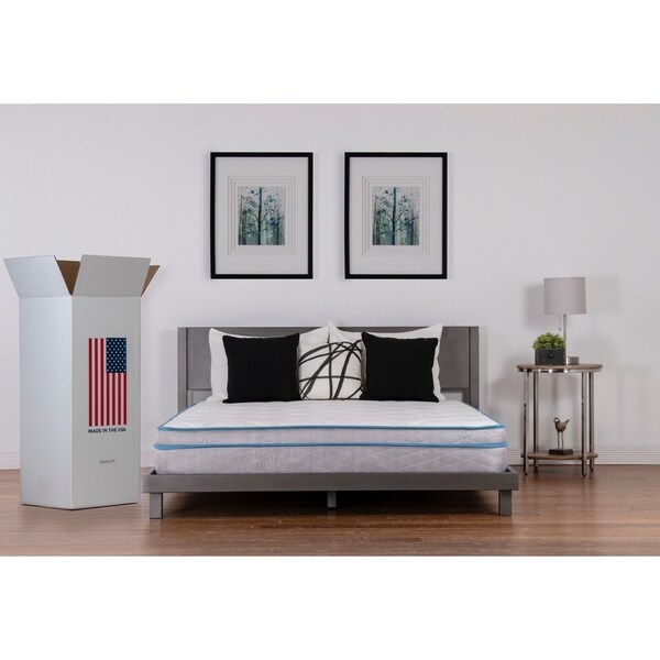 NuForm Quilted Euro Top 9-inch Full XL-size Medium Foam Mattress - N/A
