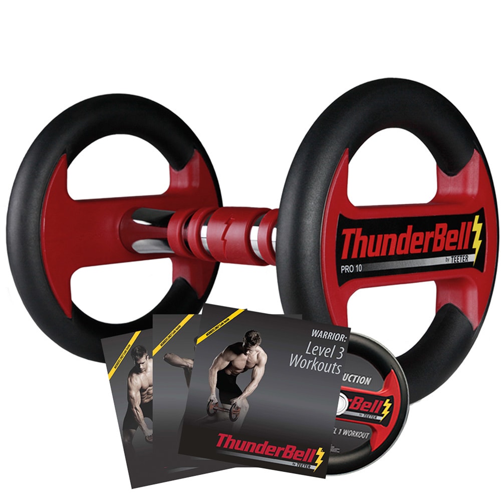 Thunderbell Pro 10 Complete Training Program (Black/ redDimensions 7.5 inches high x 11.25 inches wide x 7.5 inches deepWeight 10 pounds )