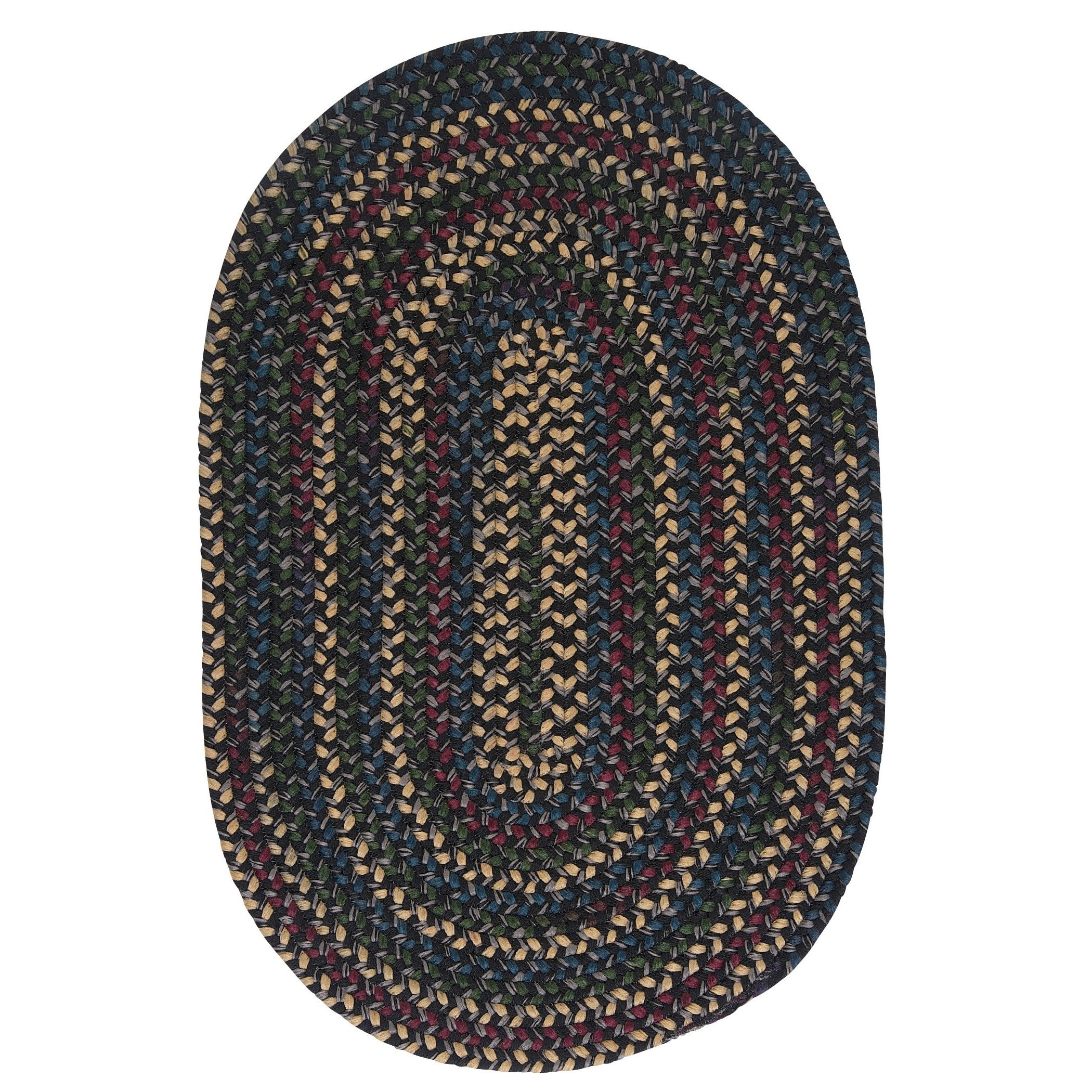 Horizon Multicolored Reversible Braided Rug (5 X 7)