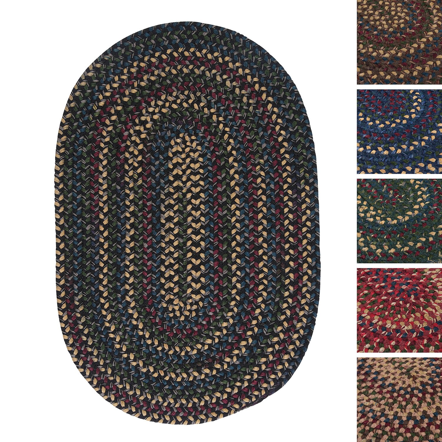 Shop Pine Canopy Colville Braided Oval Area Rug (9' x 12') Free