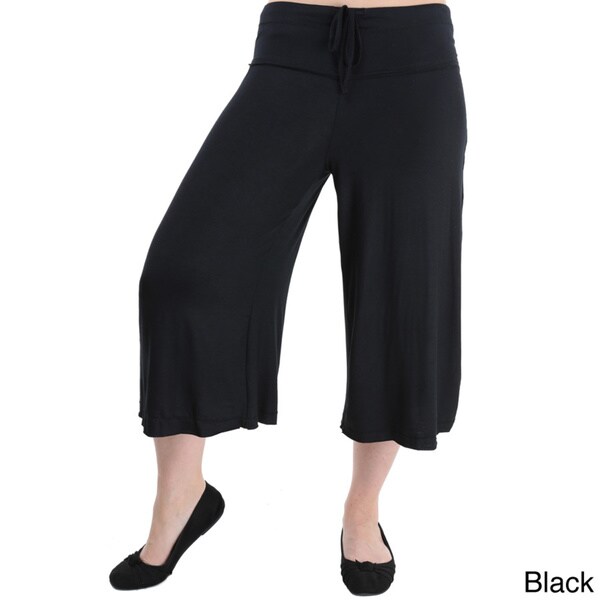 24/7 Comfort Apparel Women's Knee-length Gaucho Pants - 16146947 ...