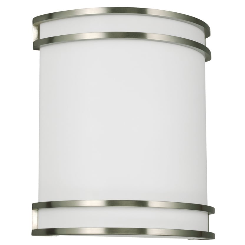 Lines 1 light Gu24 Ada Brushed Nickel Sconce