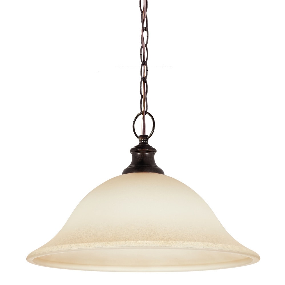 Park West 1 light Burnt Sienna Pendant