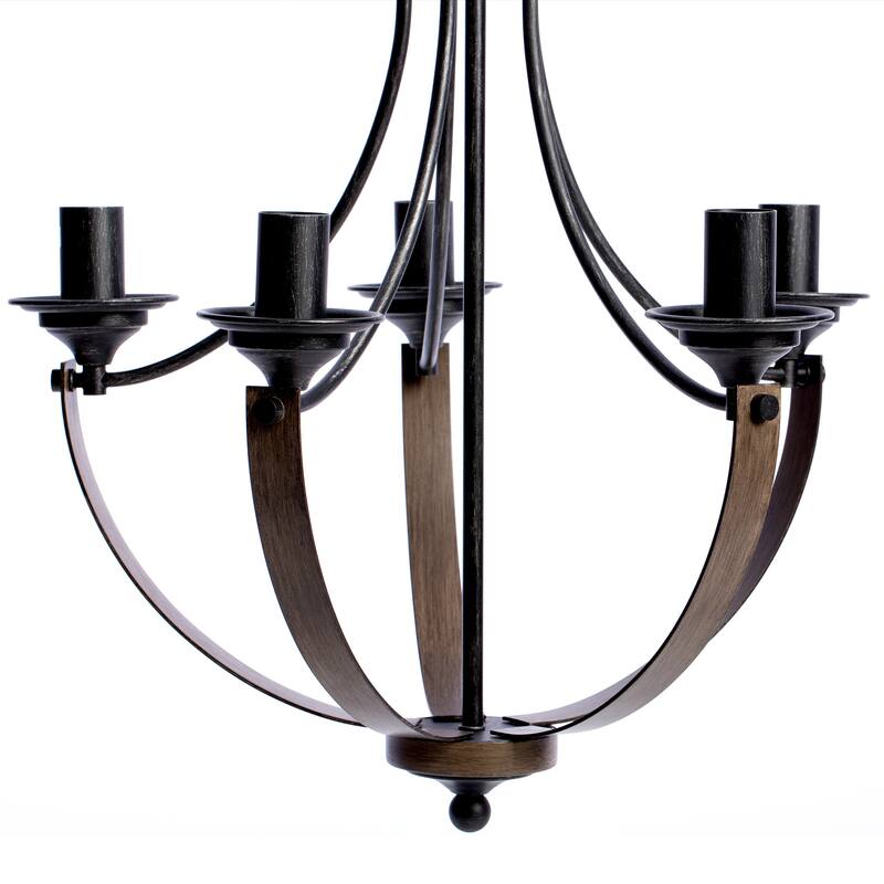 Corbeille 5-light Stardust Candelabra Chandelier