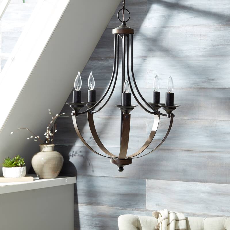 Corbeille 5-light Stardust Candelabra Chandelier