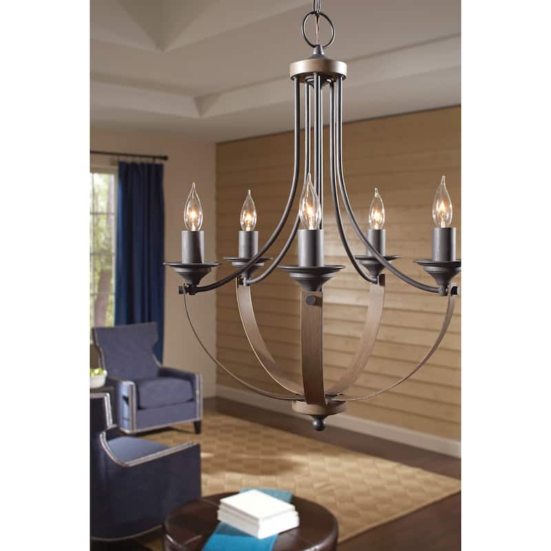 Corbeille 5-light Stardust Candelabra Chandelier