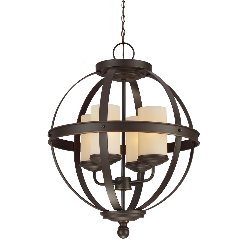 Sfera 4 light Autumn Bronze Chandelier