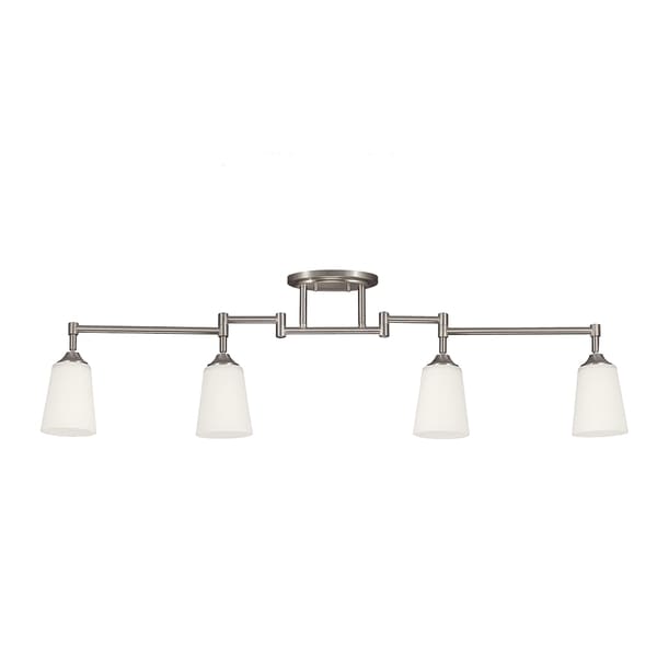 Track 4 Light Brushed Nickel Lighting Kit Free Shipping Today Track 4 Light Brushed Nickel Lighting Kit