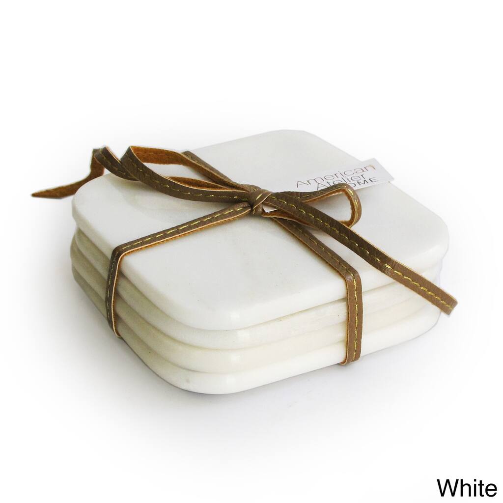 American Atelier Marble Coasters (Set of 4)