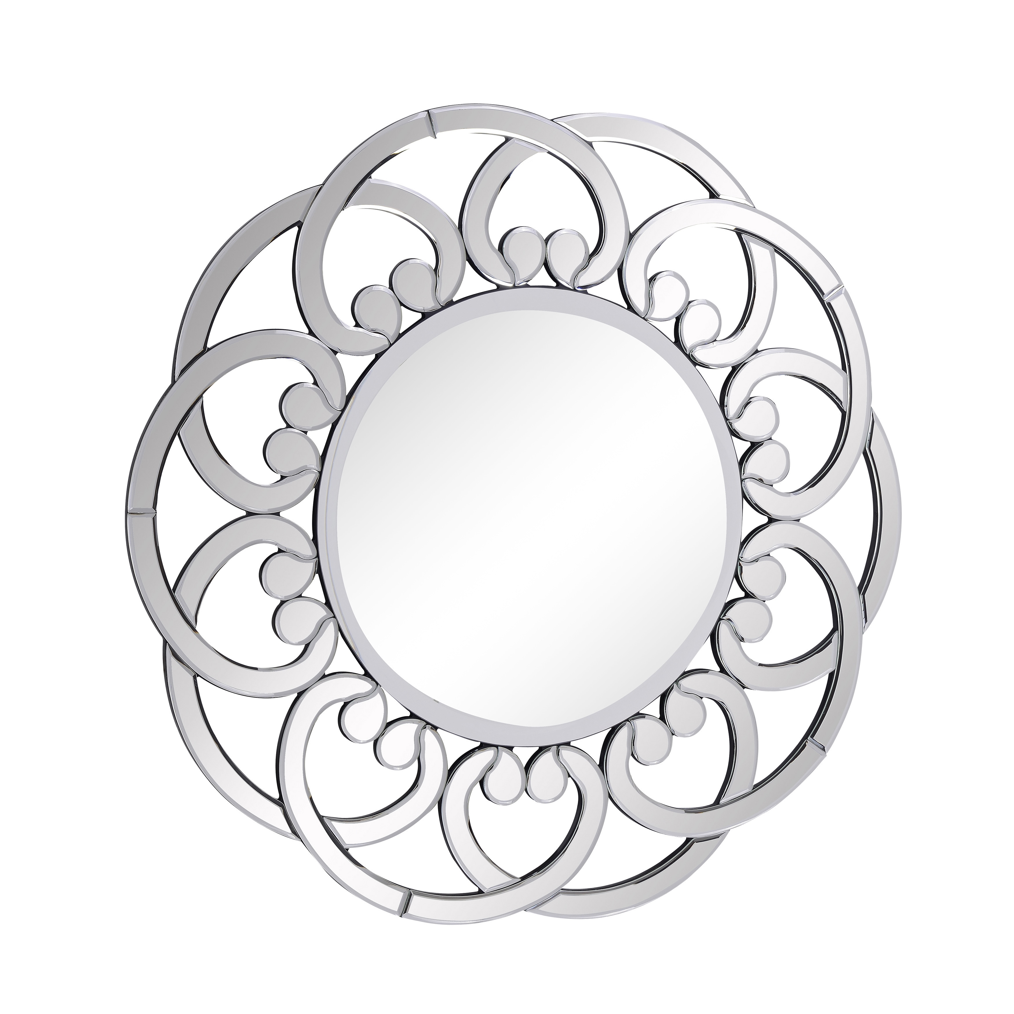 Christopher Knight Home Round Arch Modern Wall Mirror