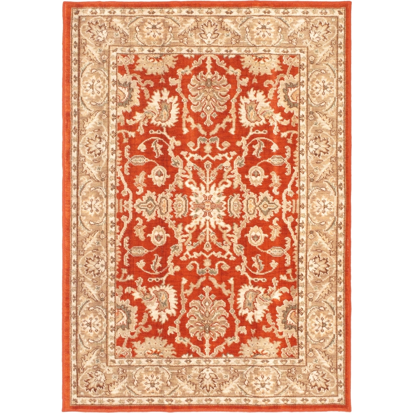 Lotus Garden Copper Area Rug (4 X 57)