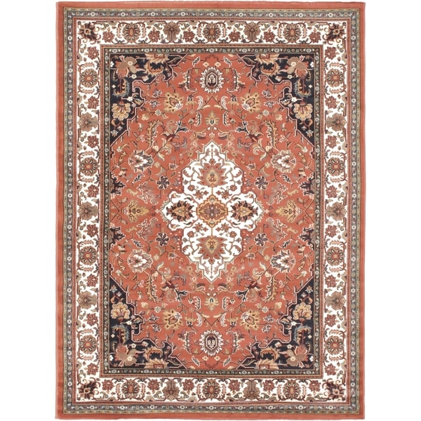 Medallion Copper Area Rug (5'6" x 7'6") - 5'6" x 7'6"