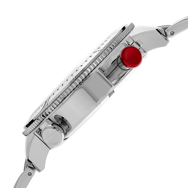 Akribos XXIV Men's Chronograph Stainless Steel Silver-Tone Bracelet Watch