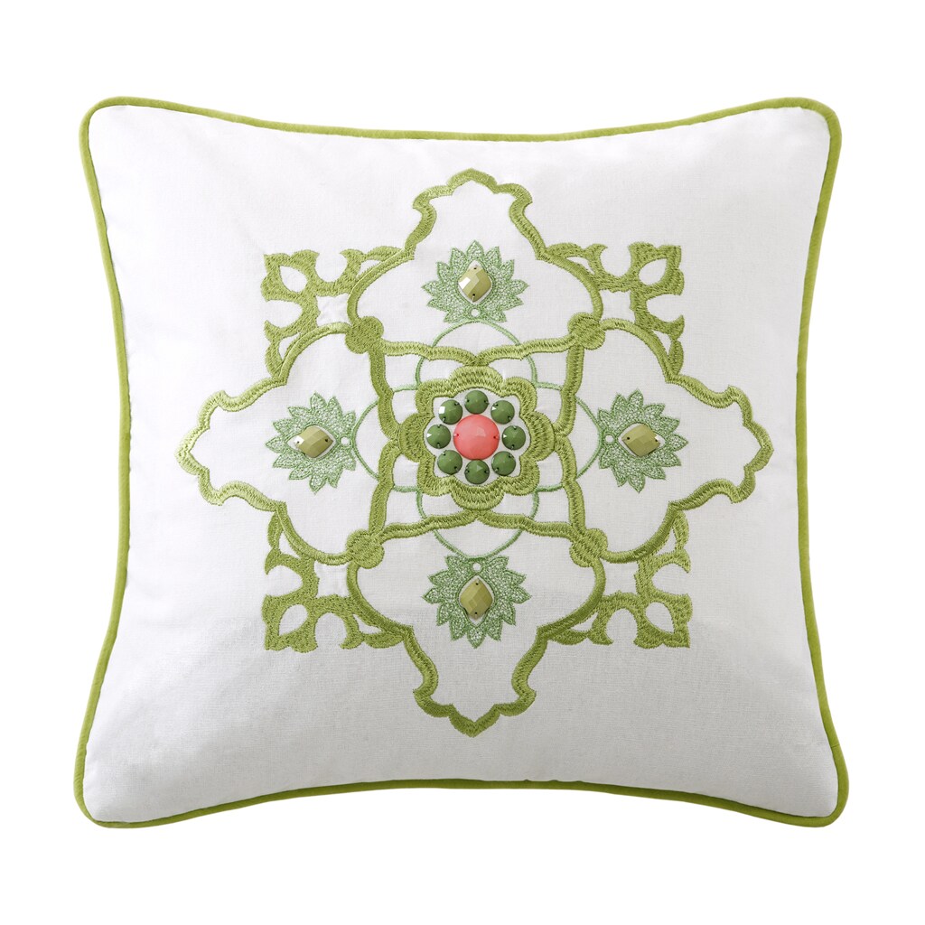 Echo Design Gramercy Paisley Cotton Square Throw Pillow