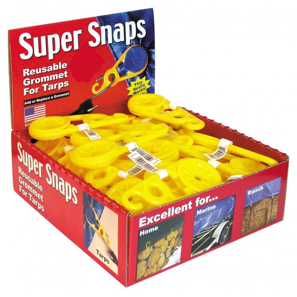 Super Snaps Tarp Grommets (48-piece Box)