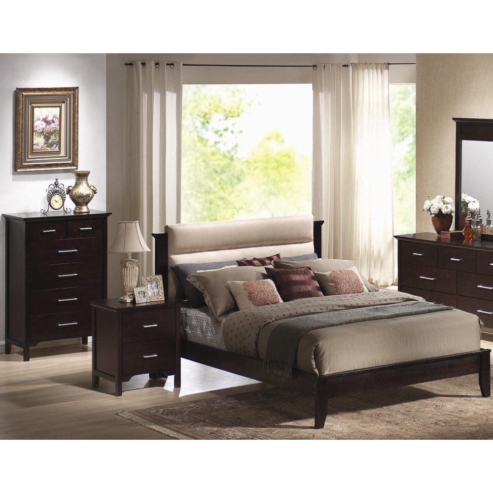 Andrea Tan 3 piece Platform Bed Set