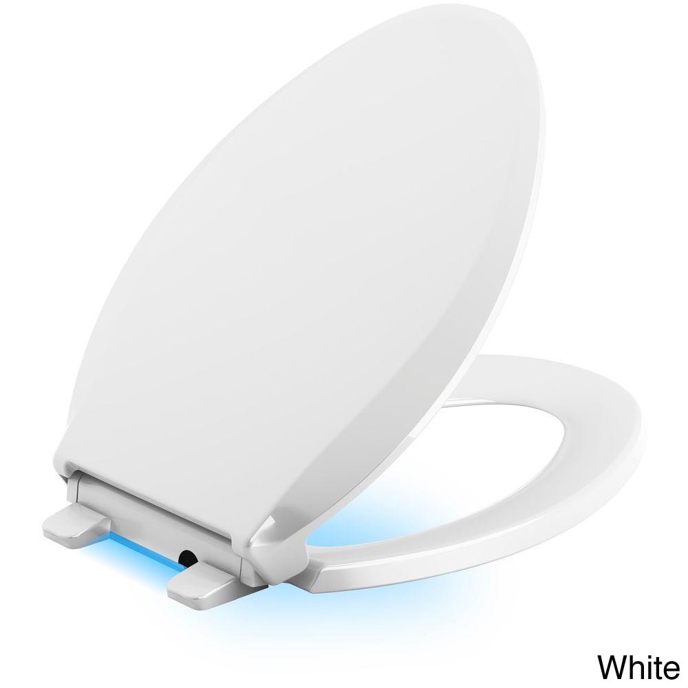 Kohler K 4888 Cachet Nightlight Q3 Elongated Toilet Seat