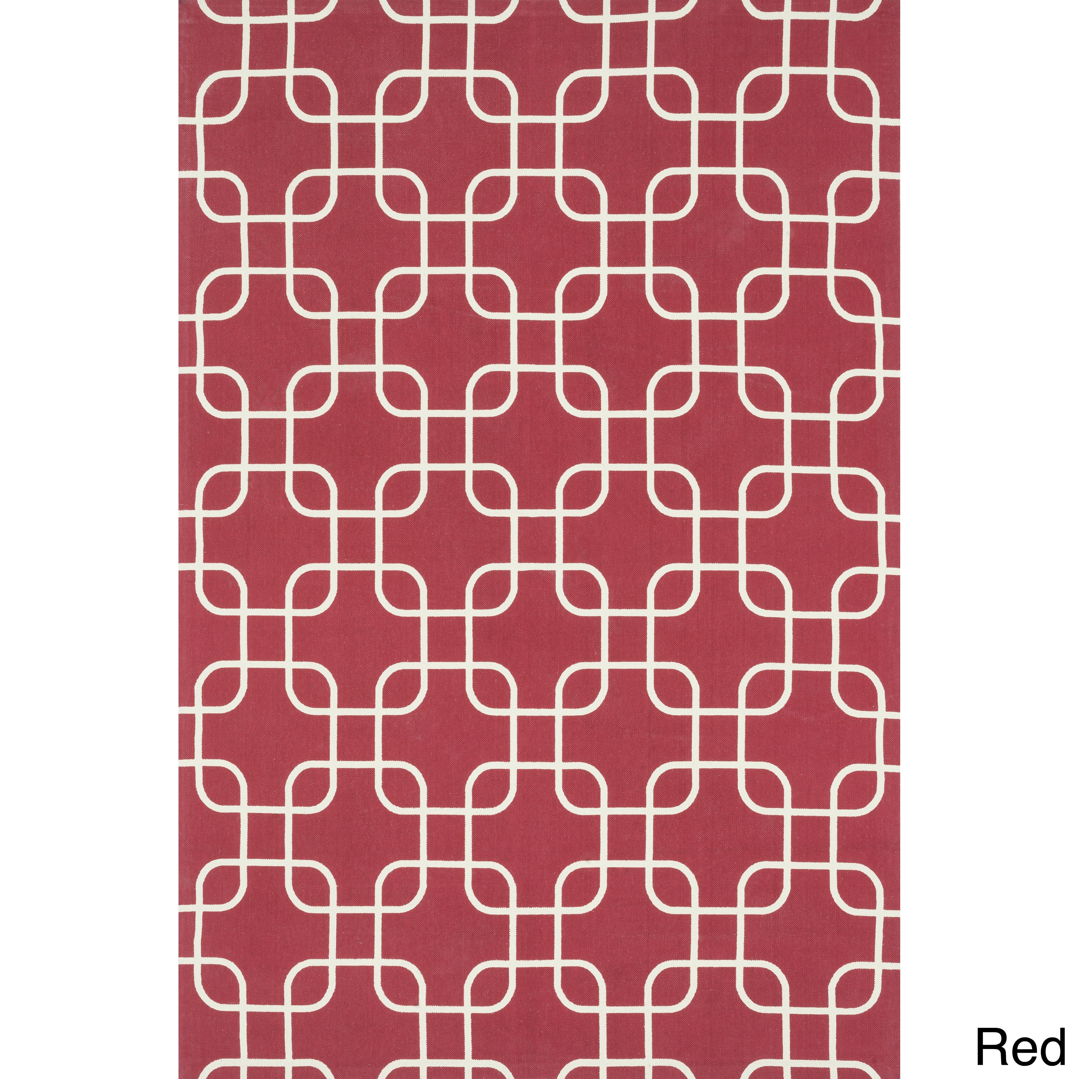 Flatweave Ledbury Retro Cotton Rug (36 X 56)