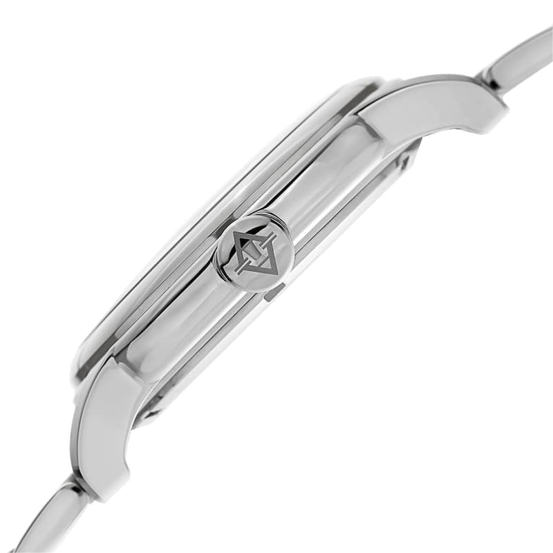 Akribos XXIV Men's Multifunction Stainless Steel Silver-Tone Bracelet Watch