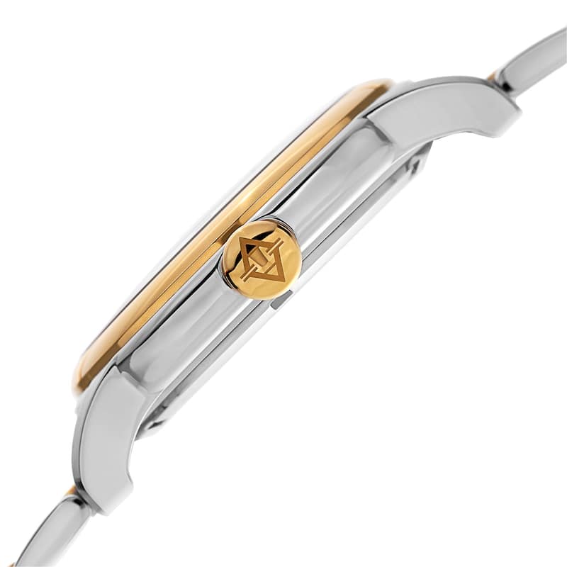 Akribos XXIV Men's Multifunction Stainless Steel Two-Tone Bracelet Watch