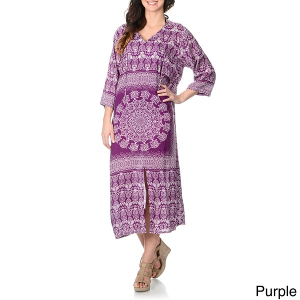 purple swim cover up