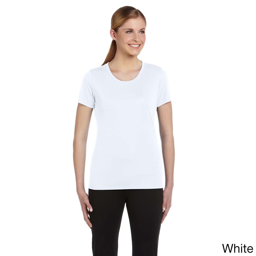 Alo Alo Sport Womens Performance Short Sleeve T shirt White Size XXL (18)