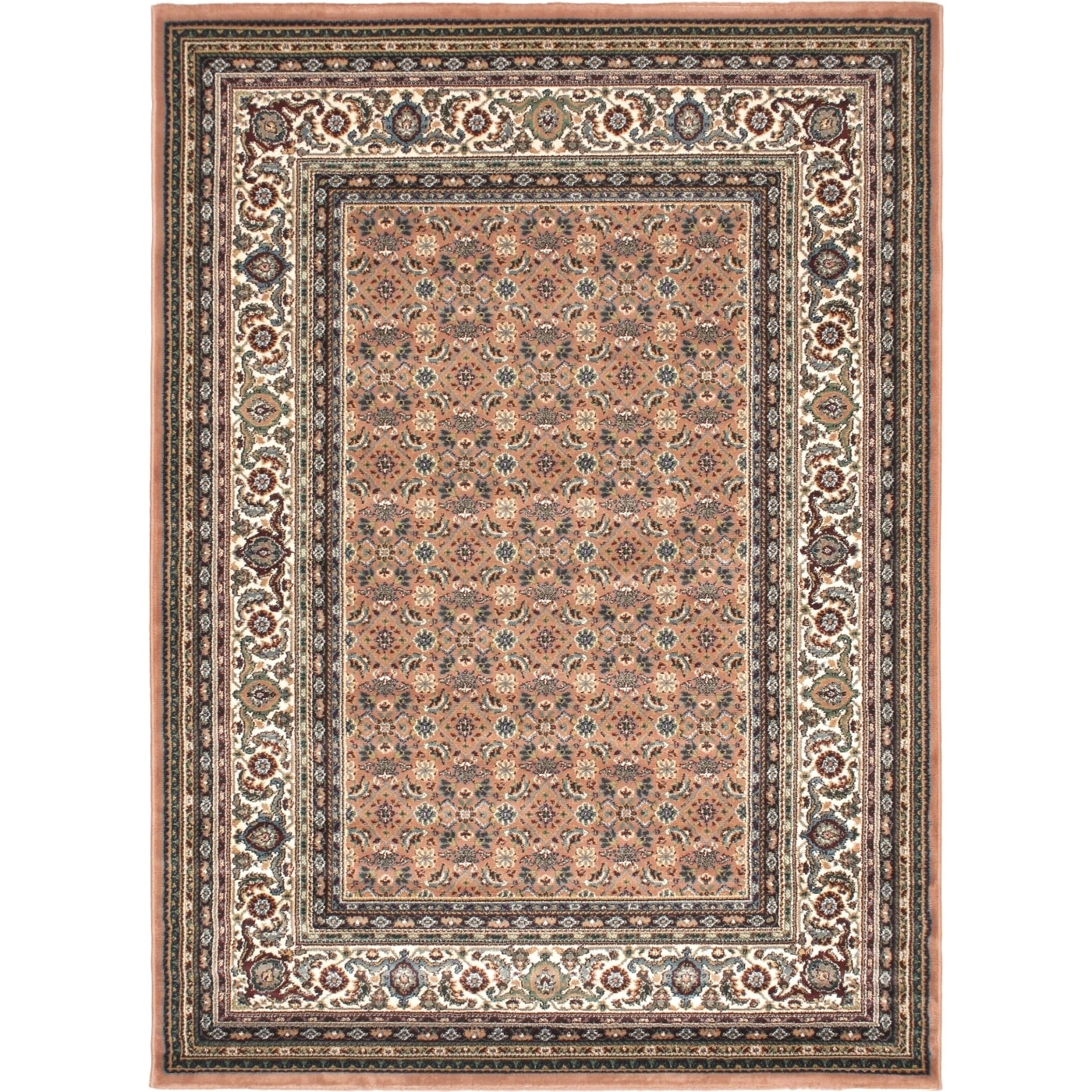 Medallion Style Copper Rug (56 X 76)