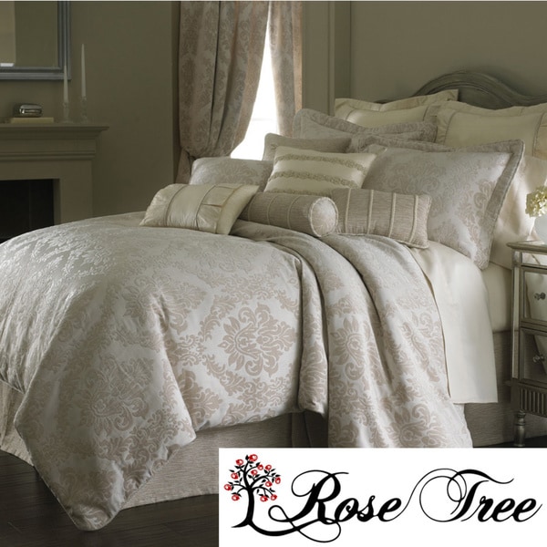 Crystal 6 piece Comforter Set Rose Tree Comforter Sets