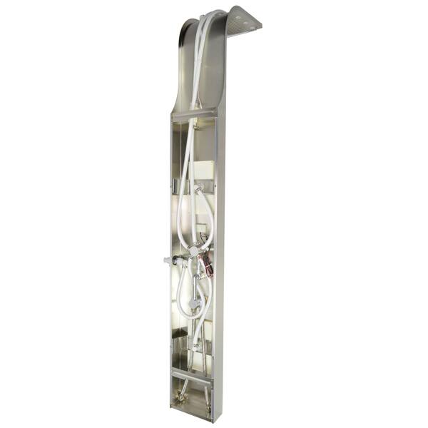 Stainless Steal LED Shower Panel with Hand Held Shower