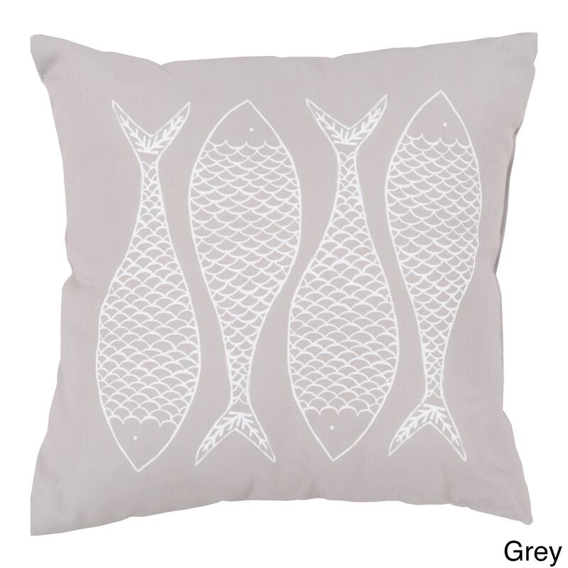 Fish Scales Indoor/Outdoor Decorative Throw Pillow