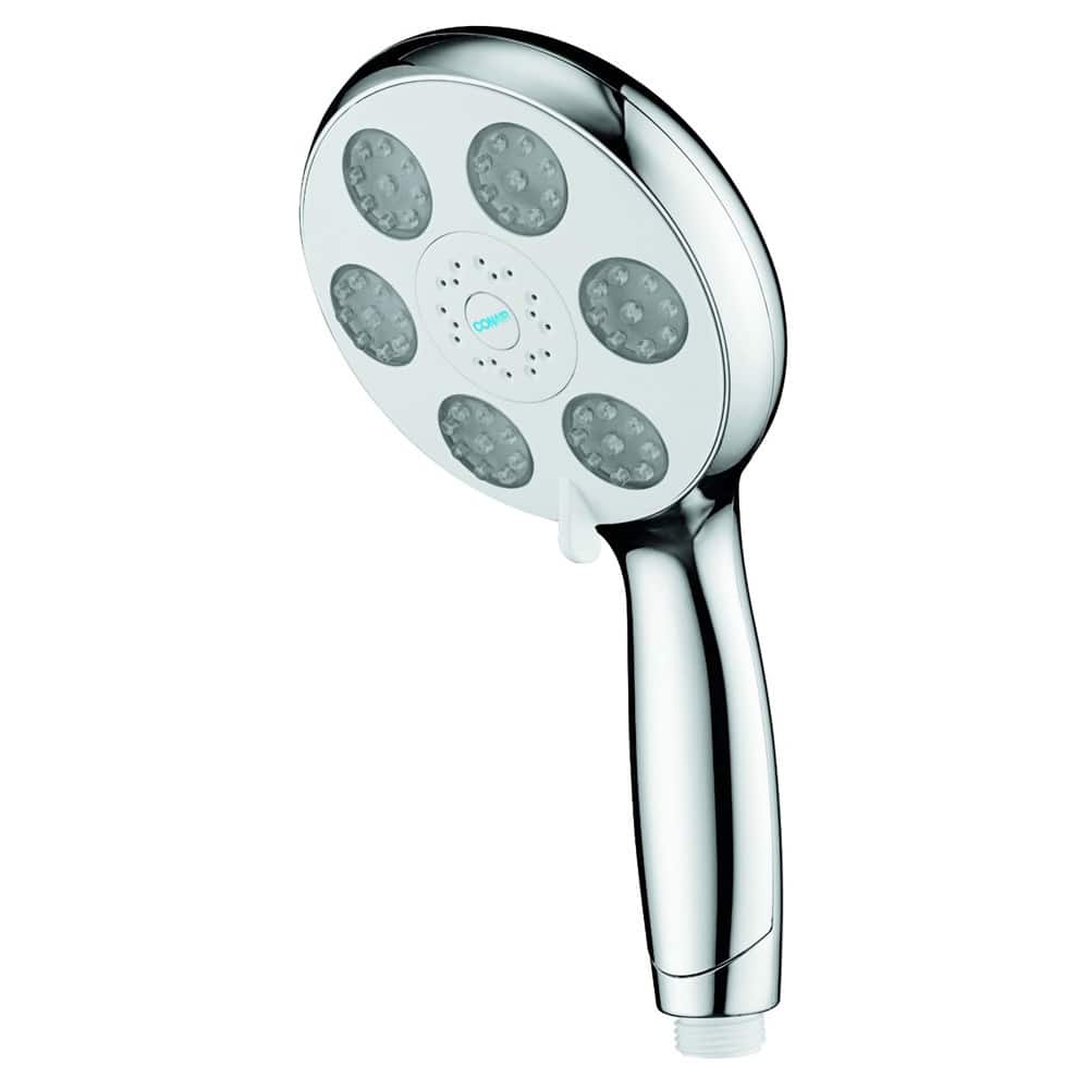 Smooth Chrome Hand-held Shower Head