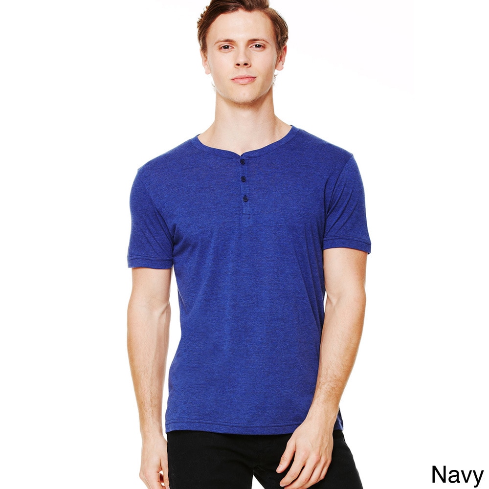 Canvas Mens Short Sleeve Henley Shirt